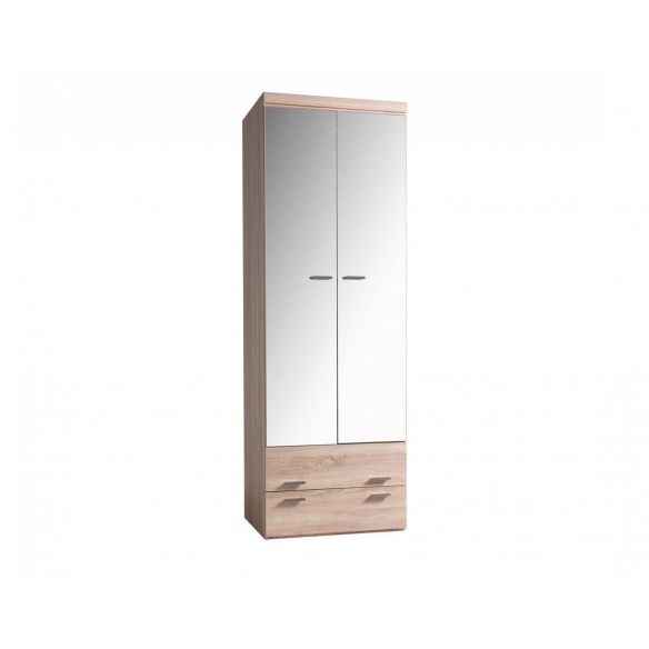 Armoire portes battantes miroirs avec tiroirs MULTY MEUBLES CELIO
