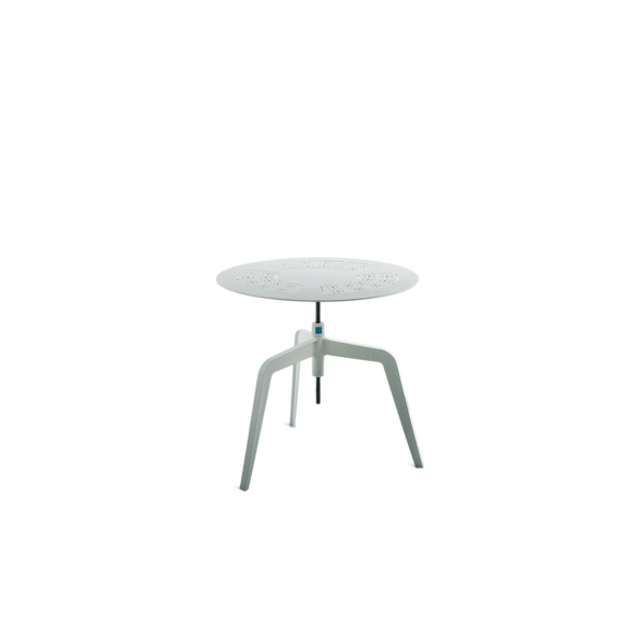 Table ronde réglable en aluminium TLINE UNOPIU