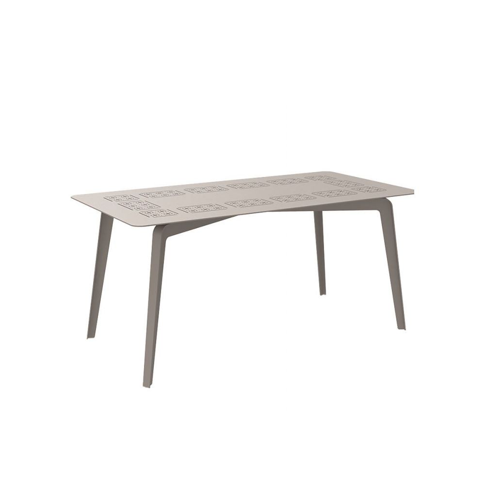 Table rectangulaire en aluminium TLINE UNOPIU