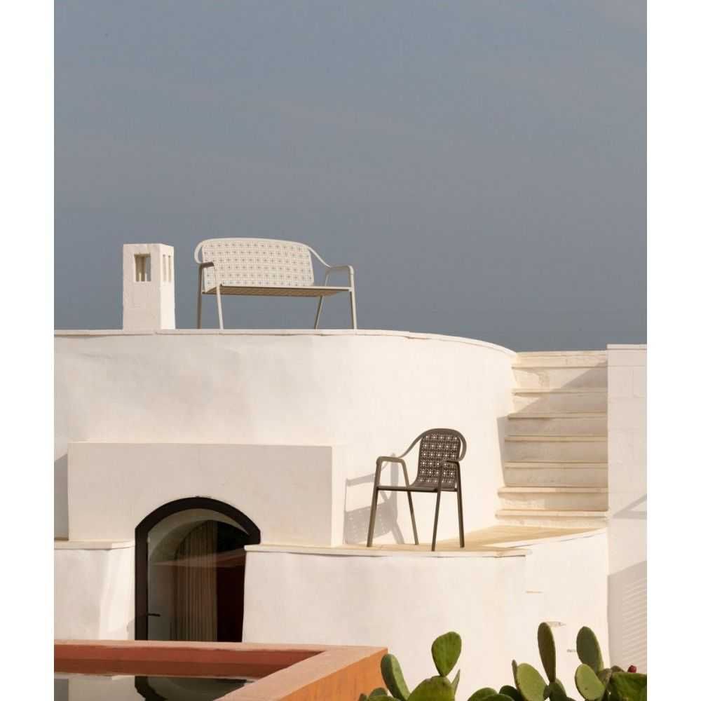 Canapé 3 places en aluminium TLINE UNOPIU