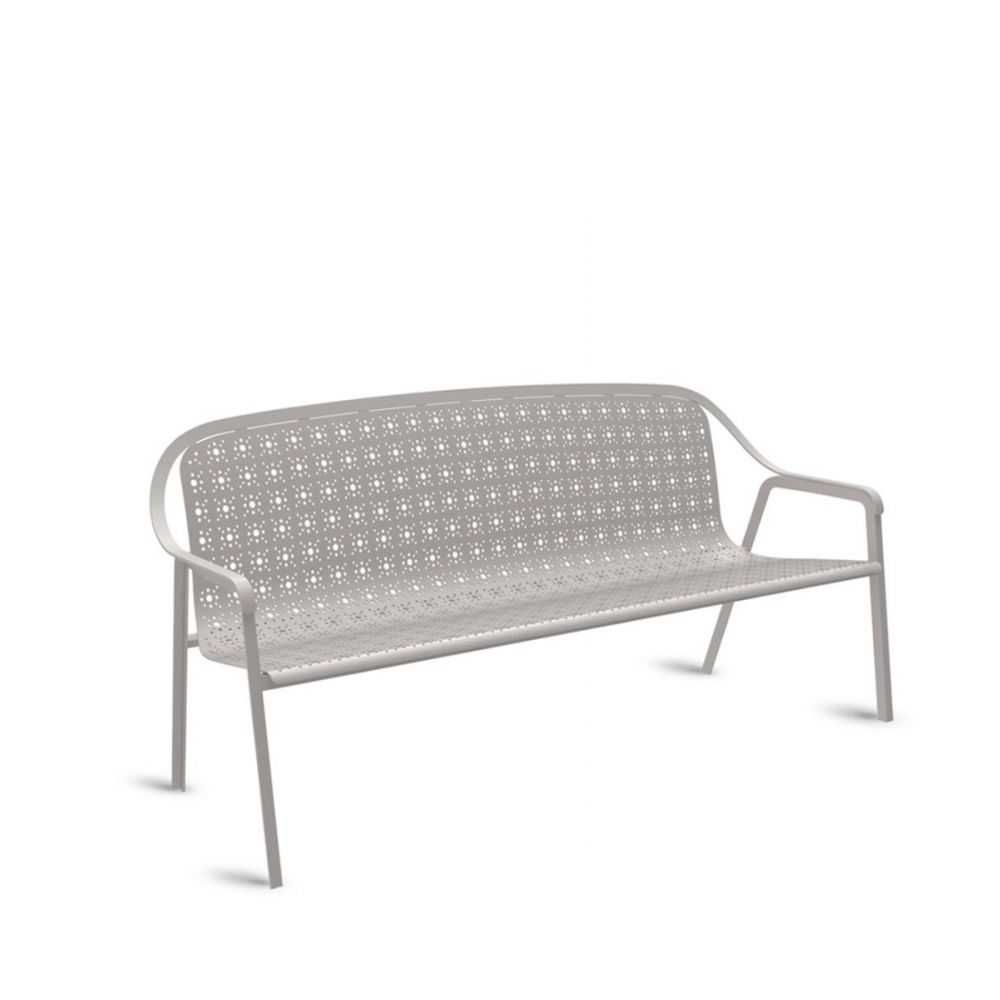 Canapé 3 places en aluminium TLINE UNOPIU