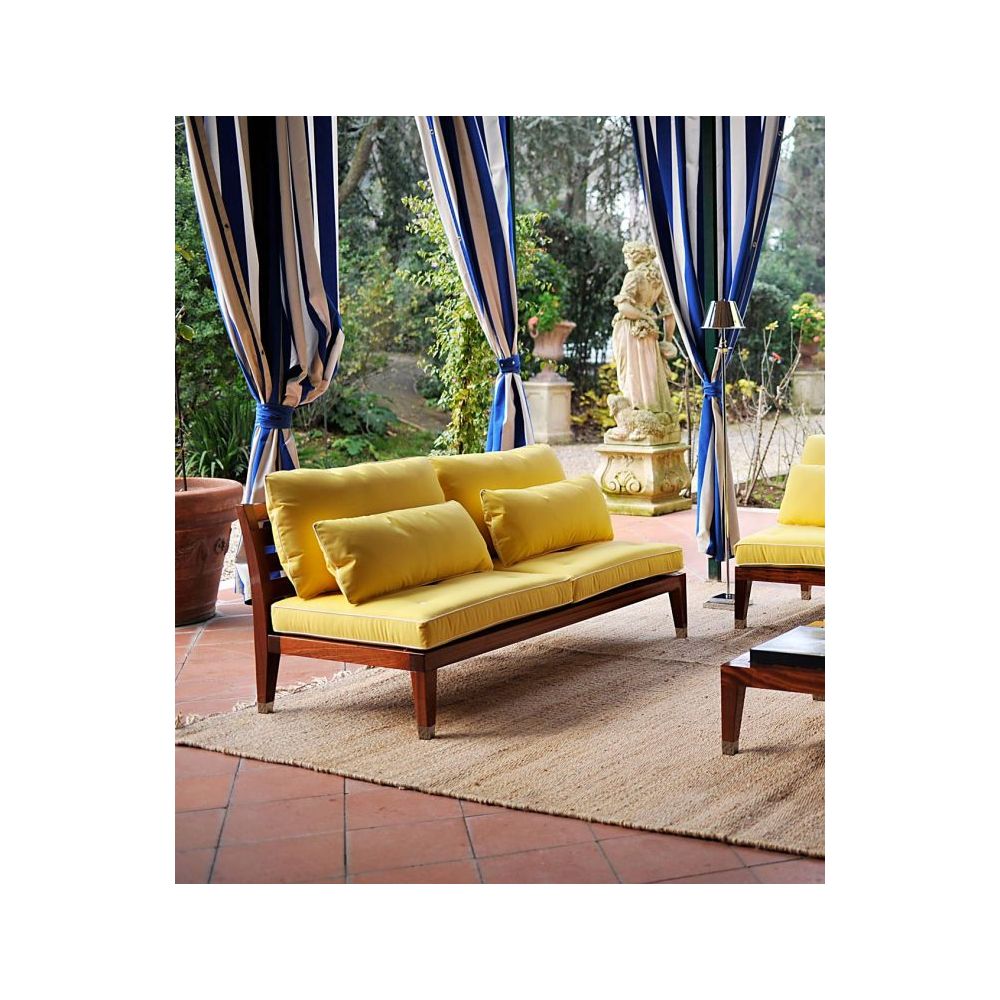 Canapé 3 places acajou C'EST LA VIE UNOPIU