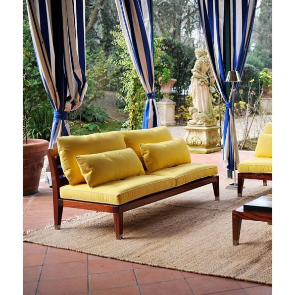 Canapé 3 places acajou C'EST LA VIE UNOPIU