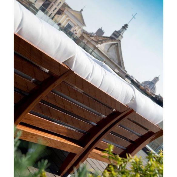 Canapé 2 places acajou C'EST LA VIE UNOPIU