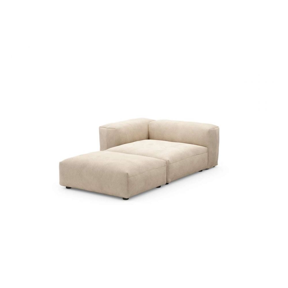 Canapé Daybed Large Cord Velours 'sable' VETSAK