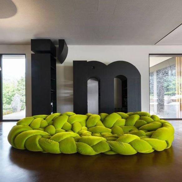 Canapé Boa EDRA vert