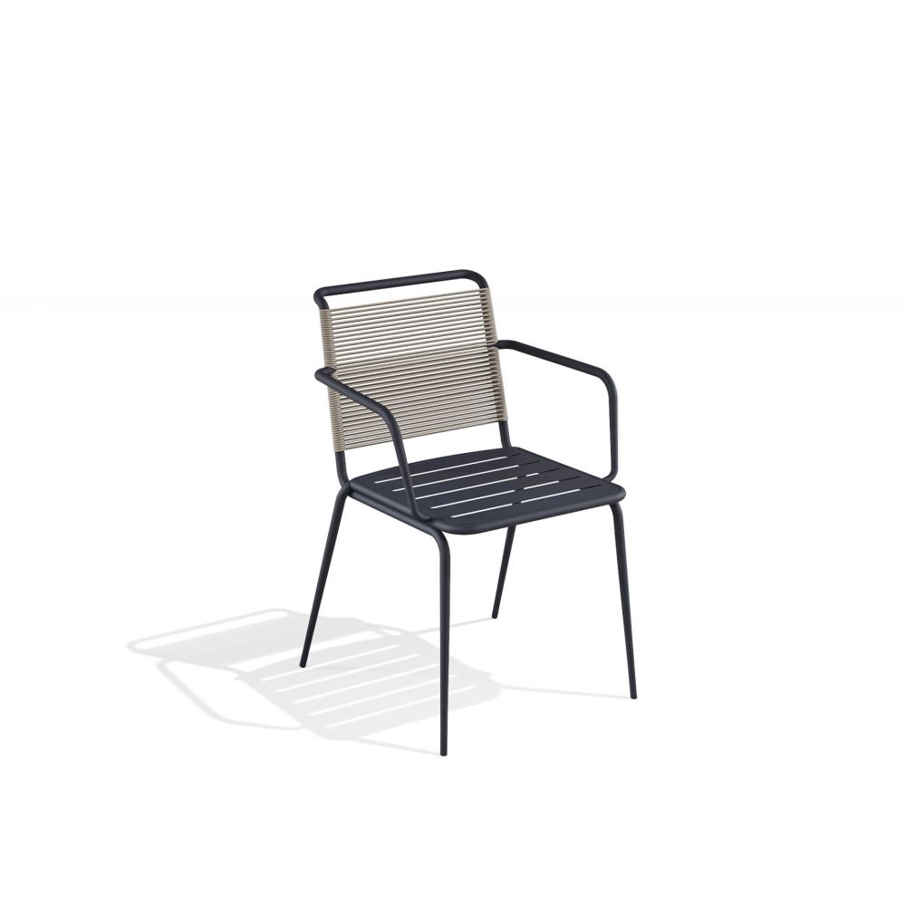 Chaise avec accoudoirs Kissi