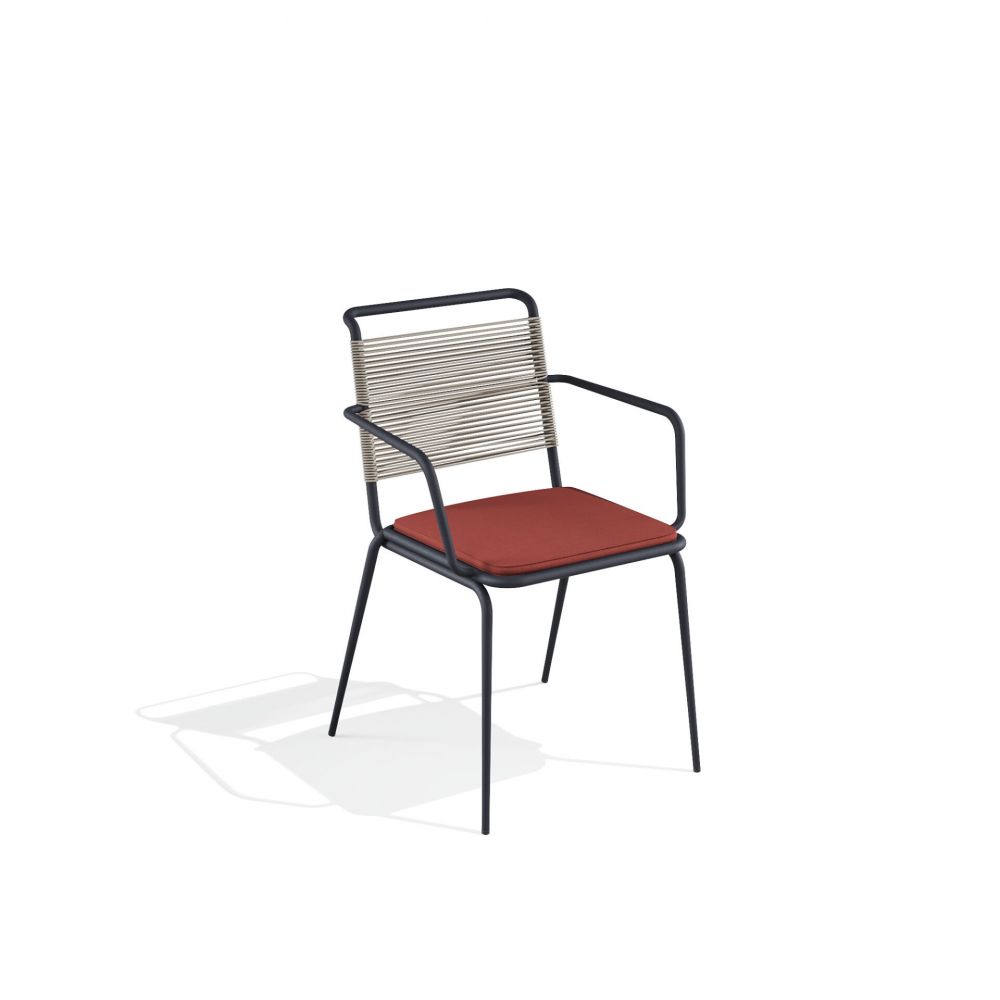 Chaise avec accoudoirs Kissi