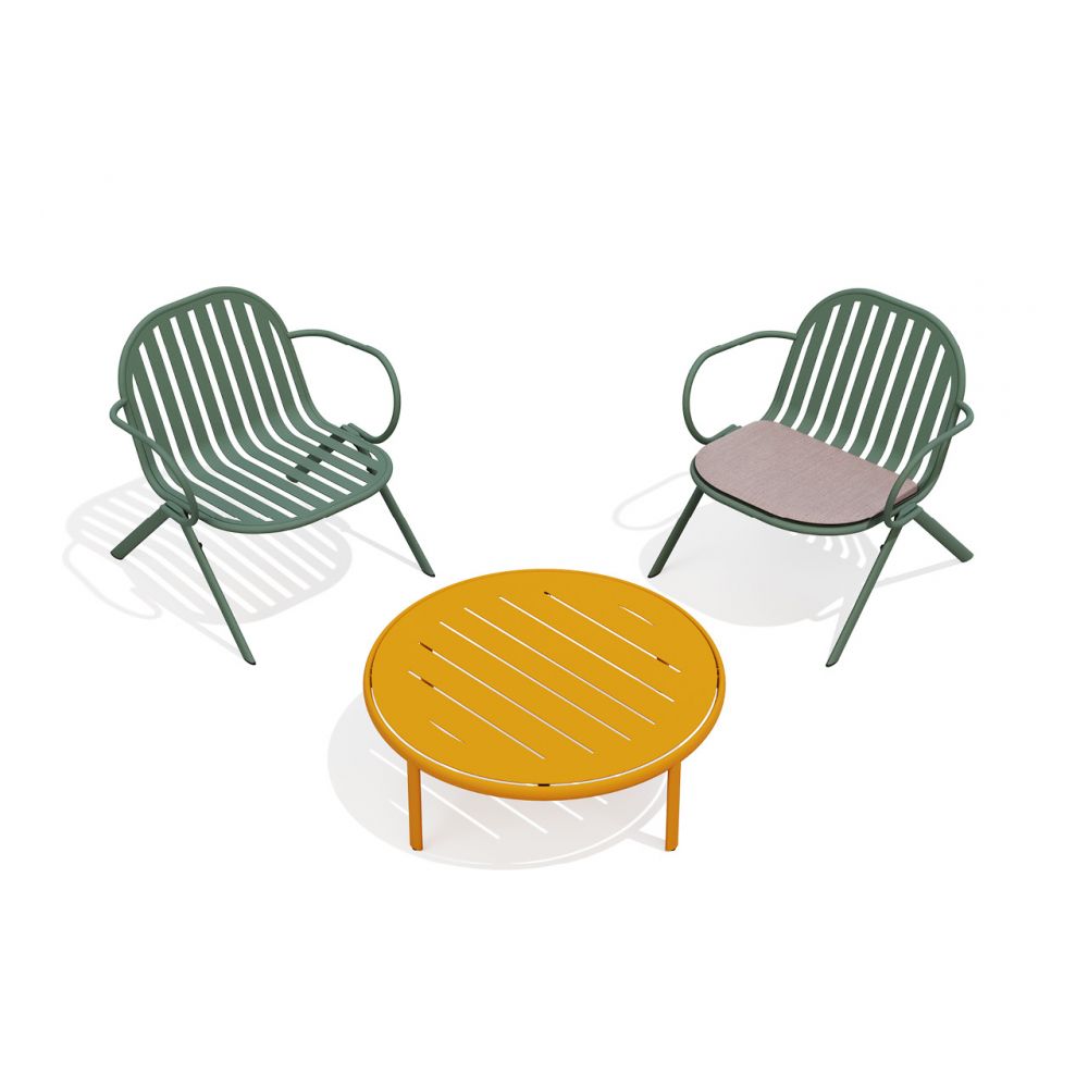 Table basse ronde 80 Melik