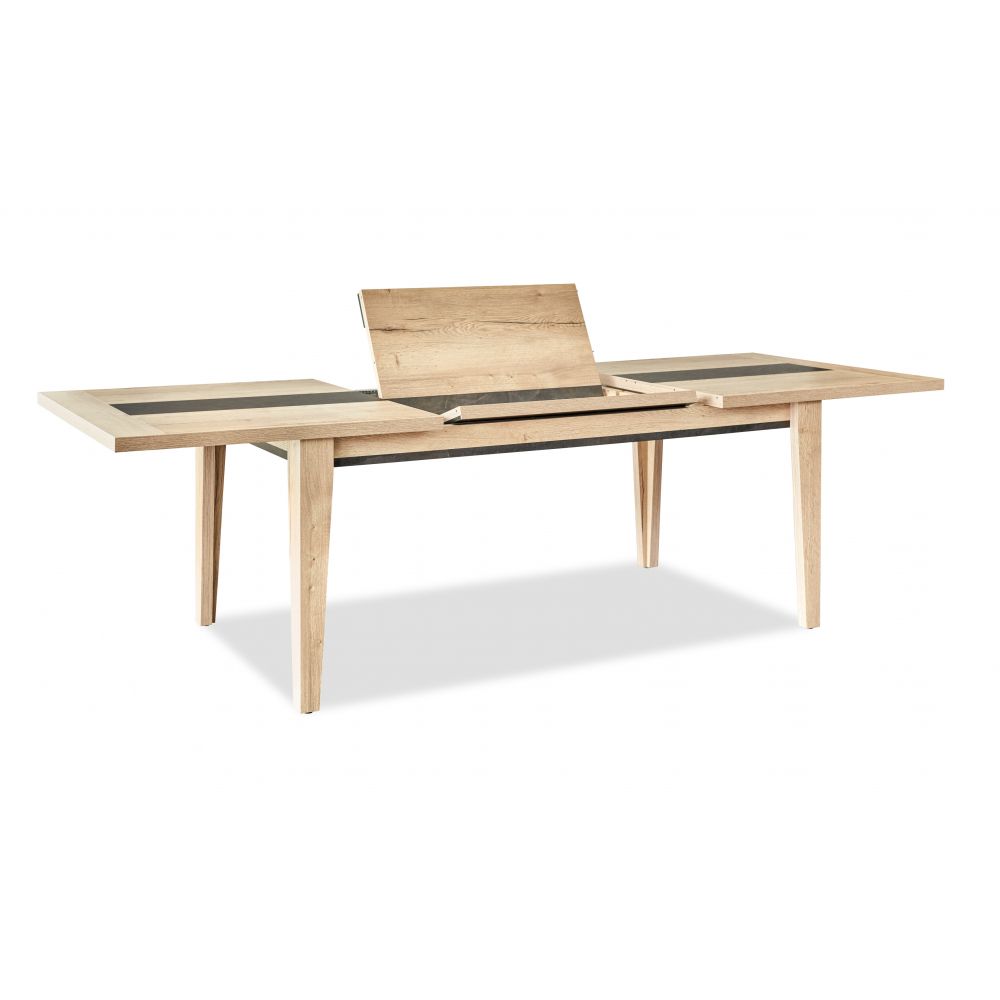 Table rectangle avec allonge en 180 x...