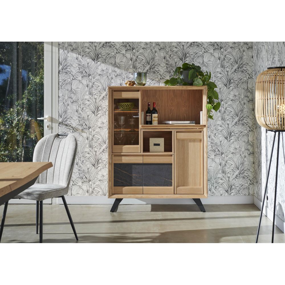 Rangement 4 portes - 1 abattant - 1...