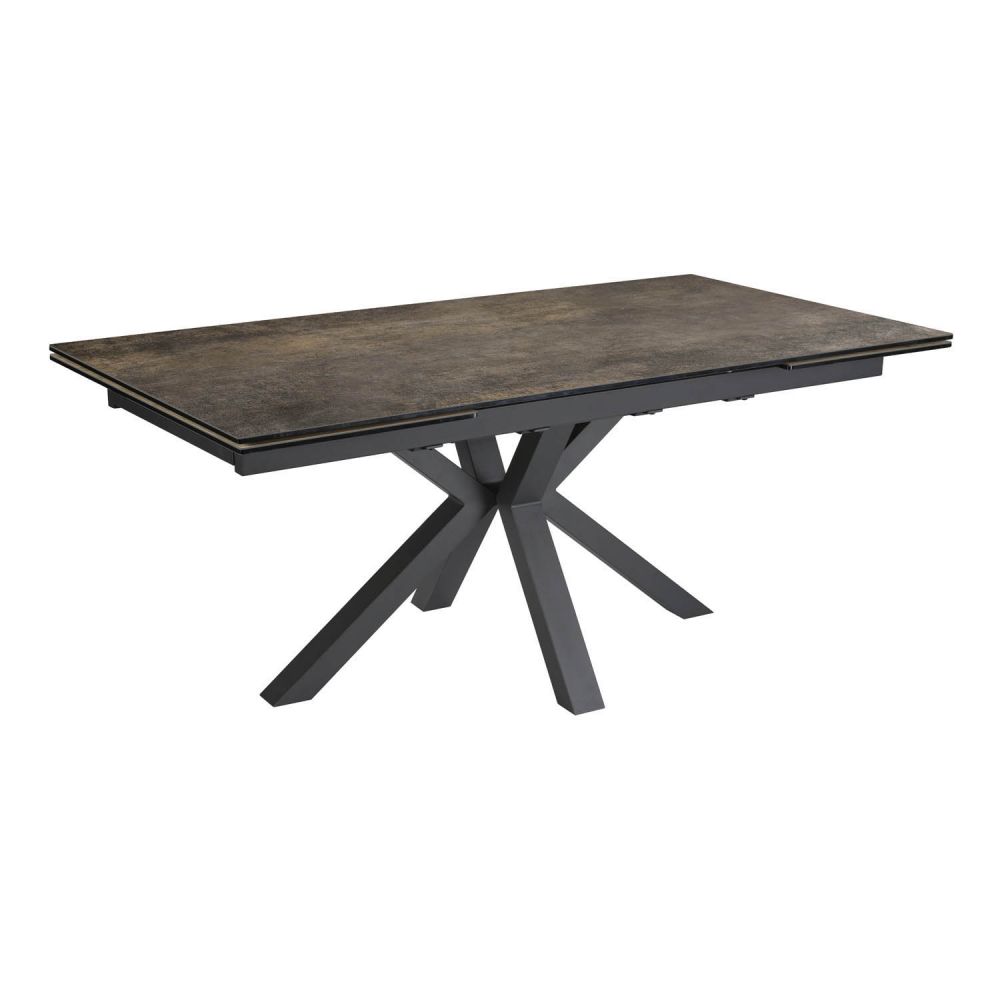 Table rectangle en 180 x 95 Tournesol...