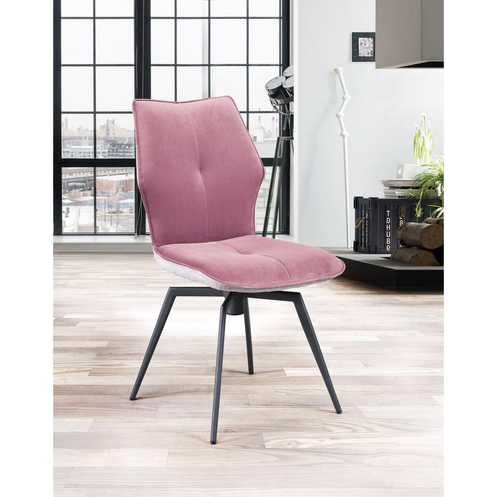 Chaise velour + Tissu "Paloma"