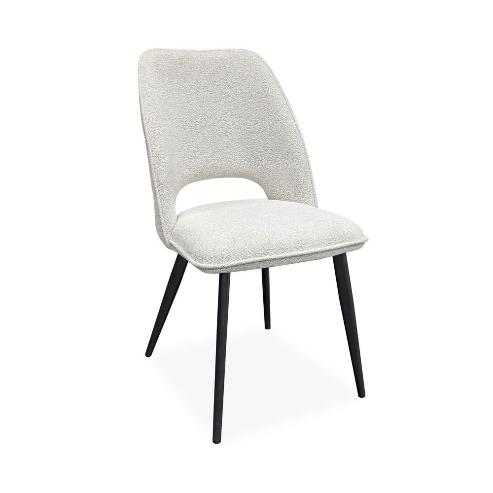 Lot de 4 Chaise Tissu "Roxane"