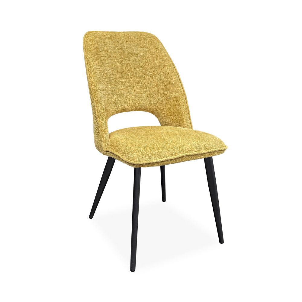 Lot de 4 Chaise Tissu "Roxane"