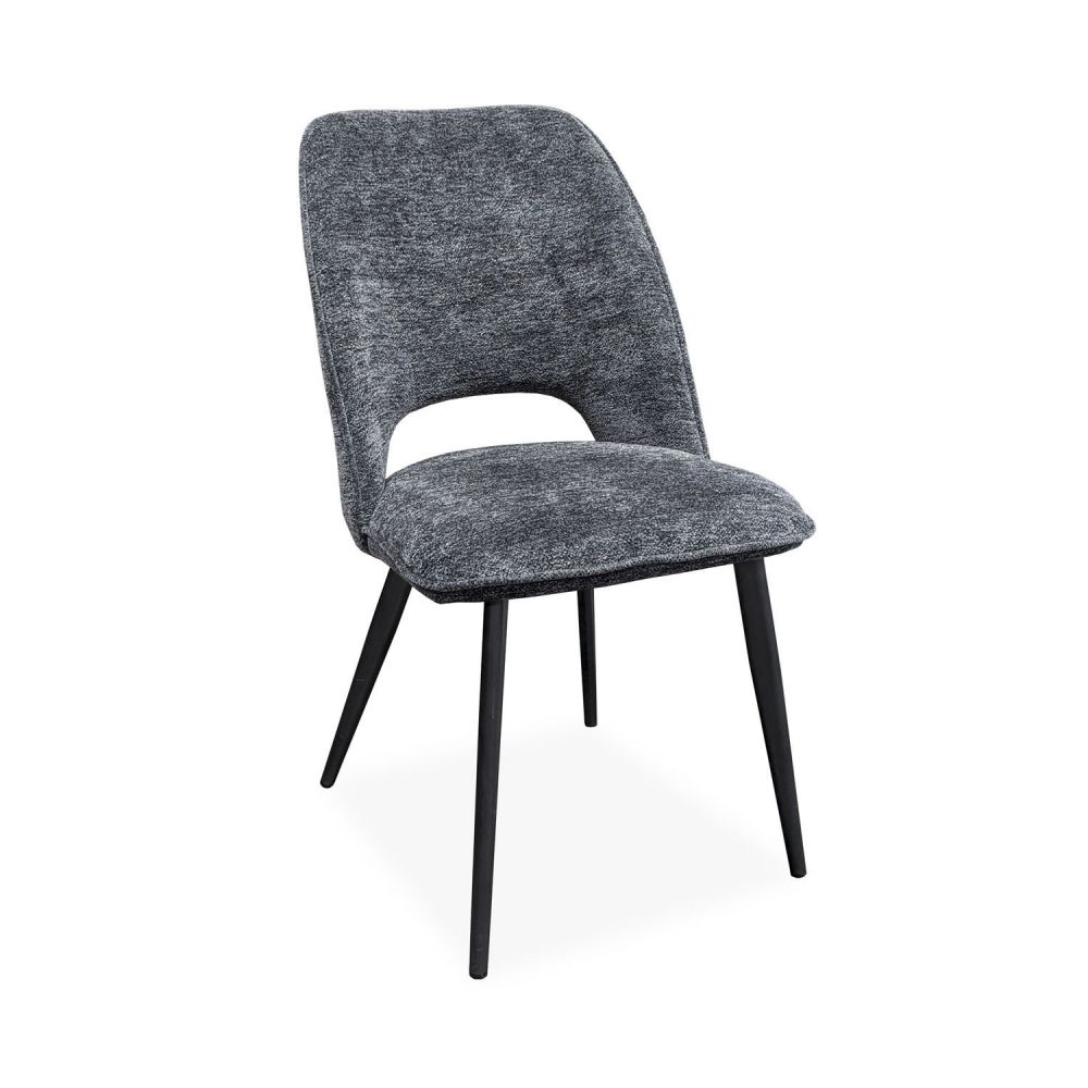 Lot de 4 Chaise Tissu "Roxane"