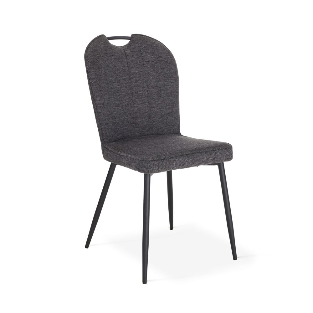 Lot de 4 Chaises Tissu "Salome"