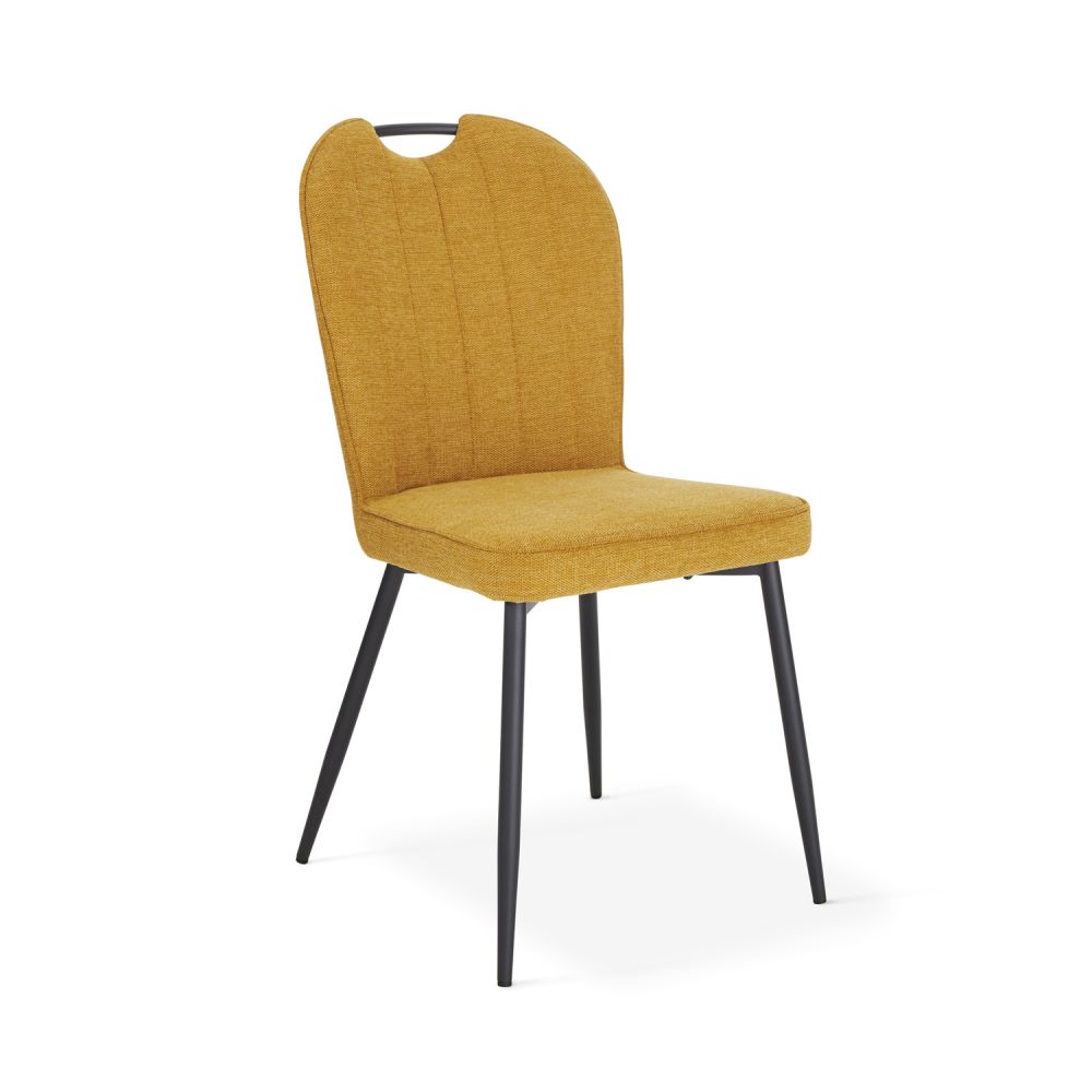 Lot de 4 Chaises Tissu "Salome"