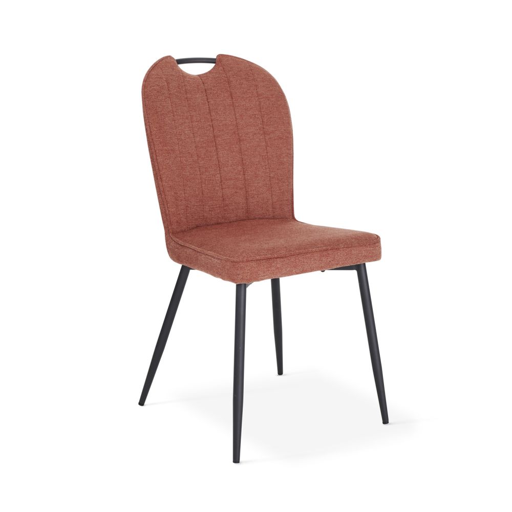 Lot de 4 Chaises Tissu "Salome"