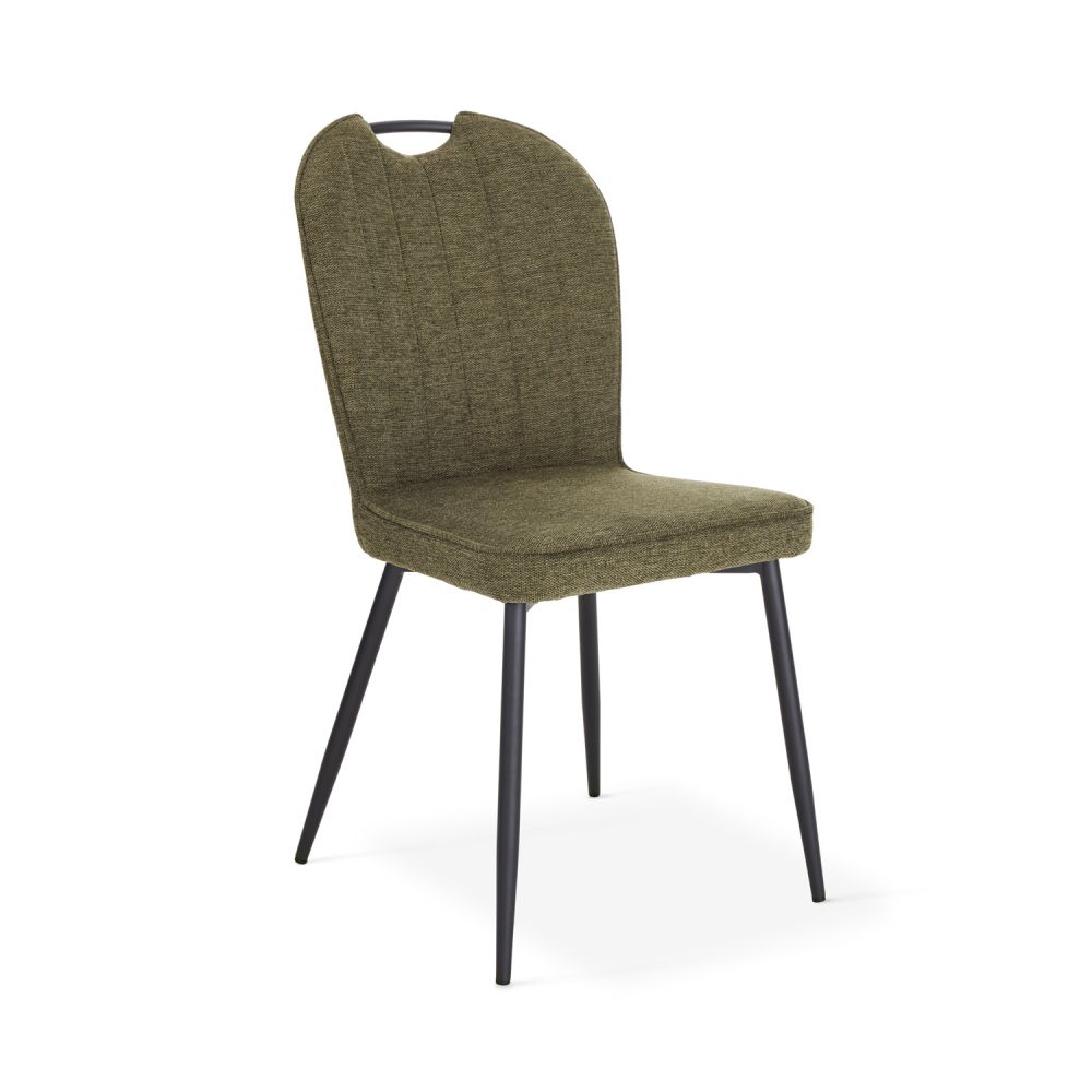 Lot de 4 Chaises Tissu "Salome"