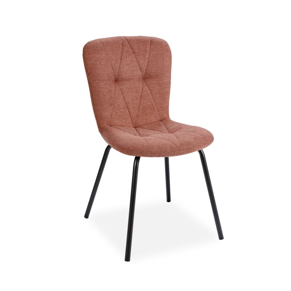 Lot de 4 Chaises Tissu "Emma"