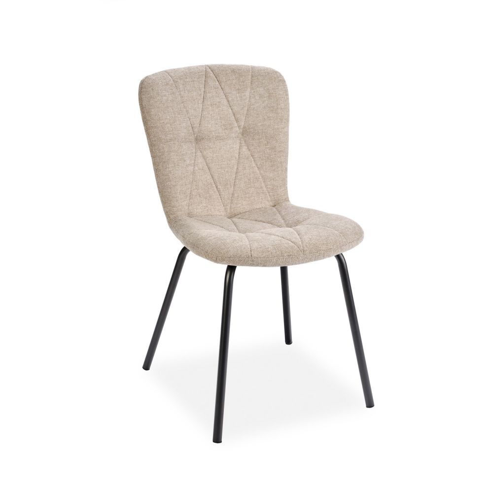 Lot de 4 Chaises Tissu "Emma"