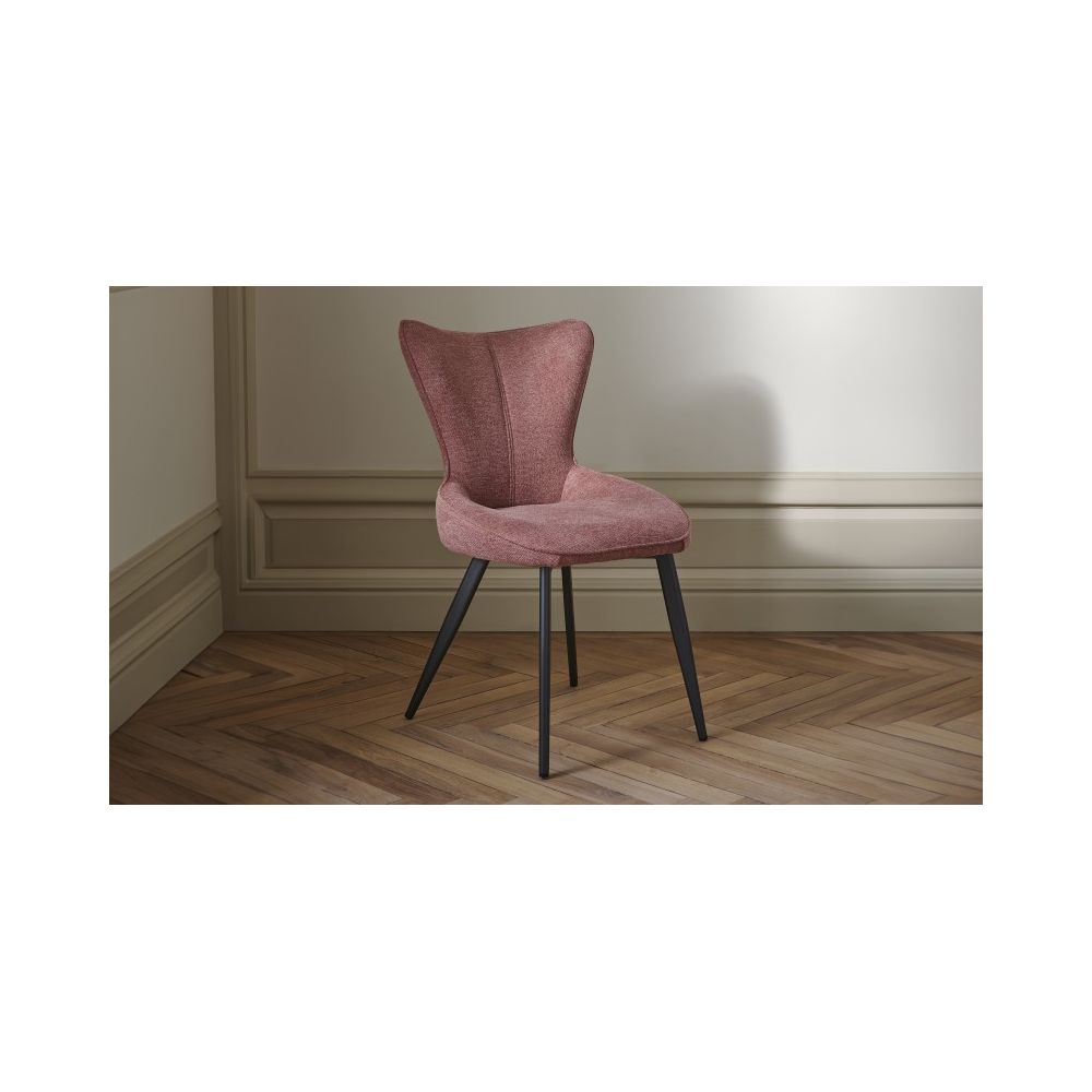 Lot de 4 Chaises tissu avec pieds...