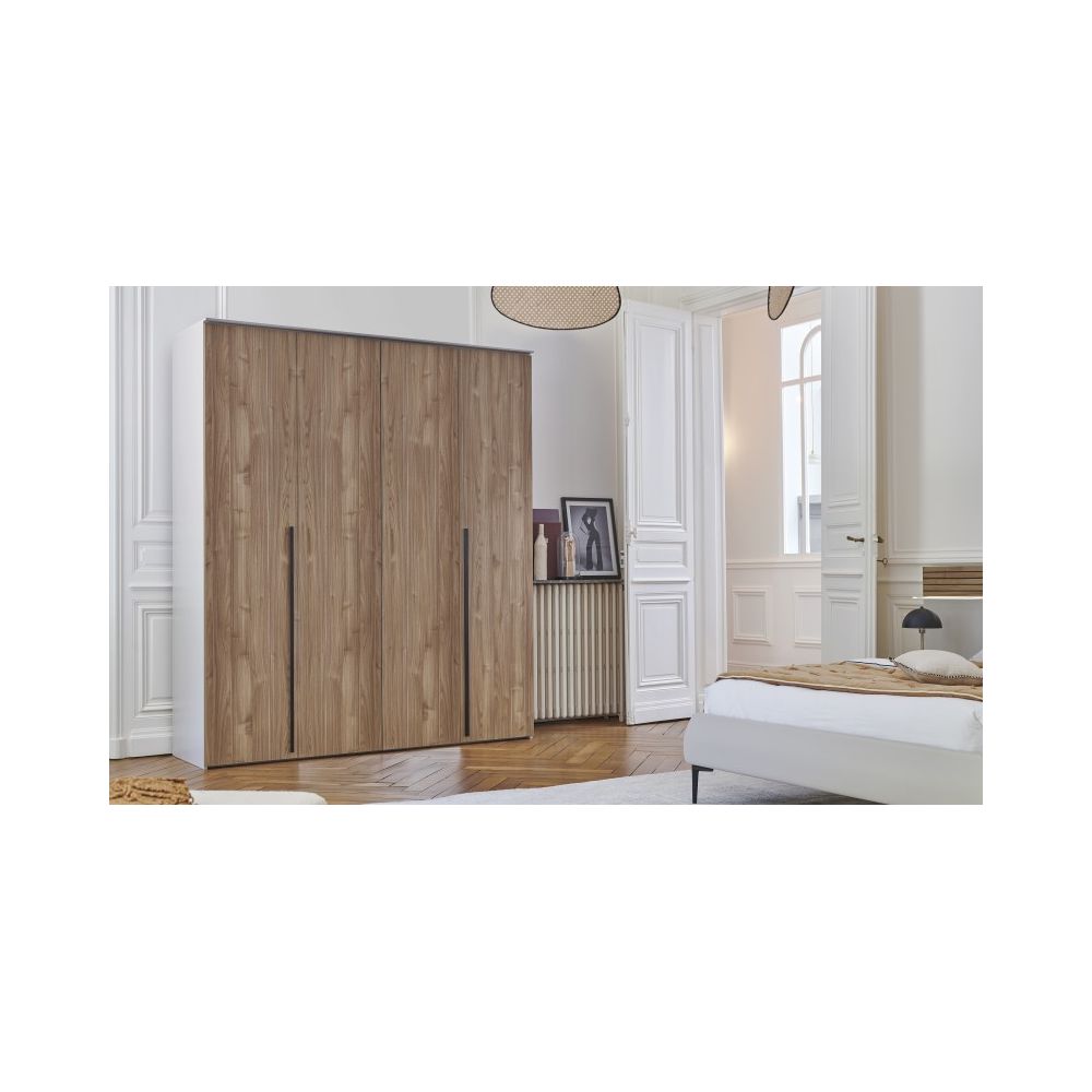 Armoire dressing portes pliantes Bois...