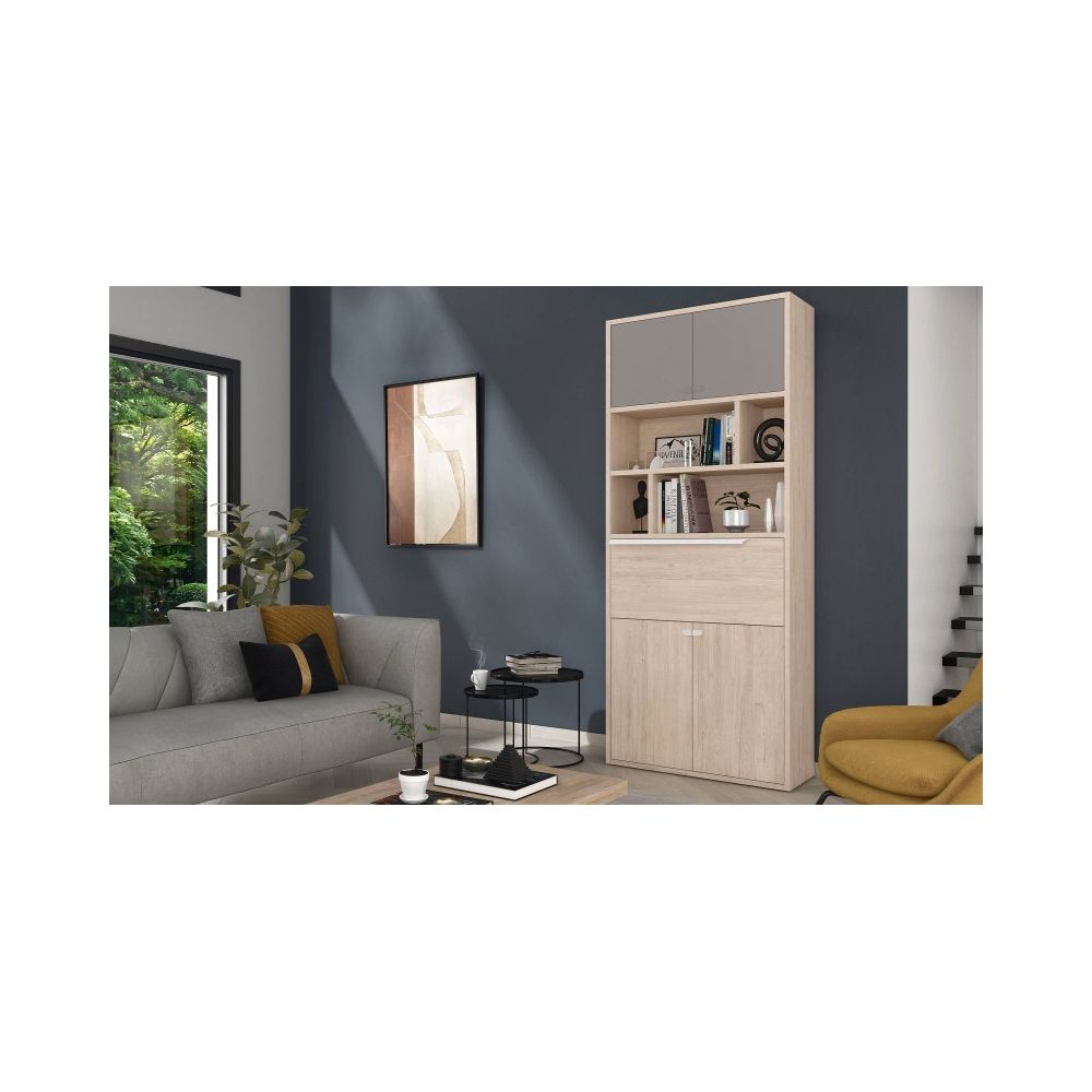 Bureau bibliothèque L95 cm SMART