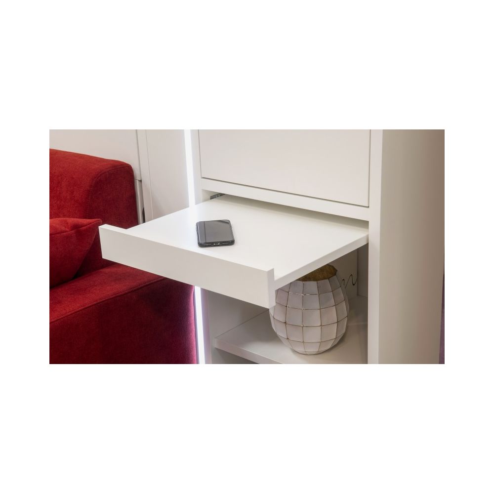 Colonne avec rangement et 1 porte L50...