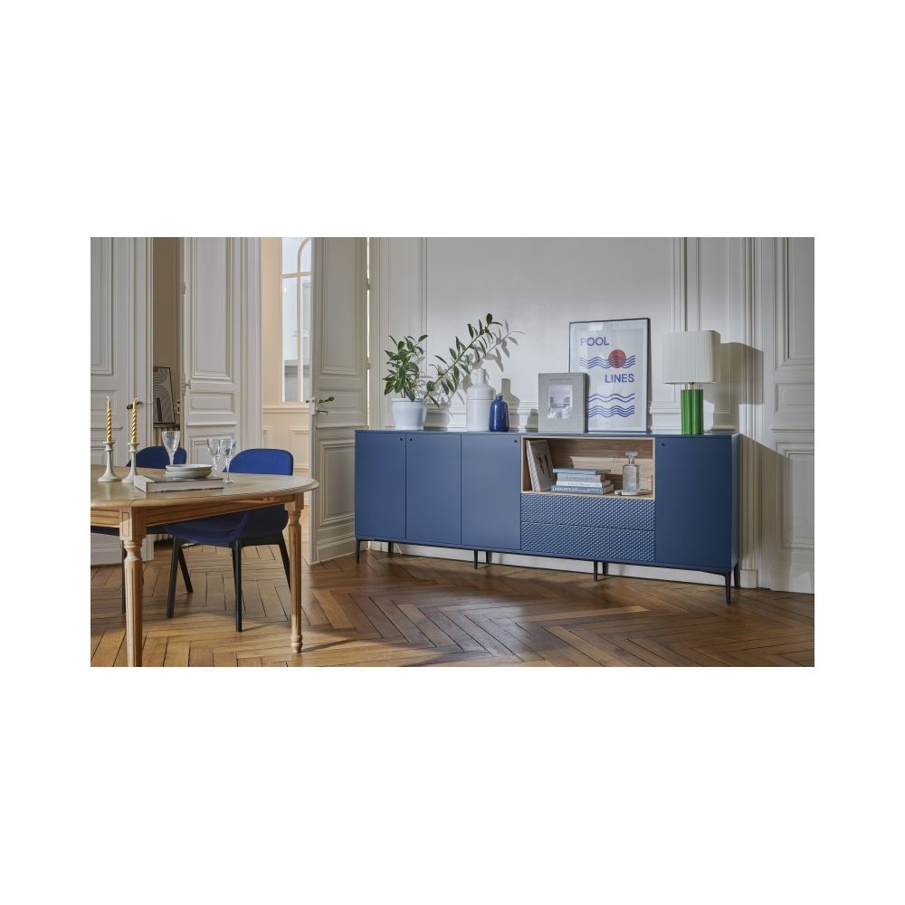 Buffet L240 cm Pieds Cadre PIGMENT