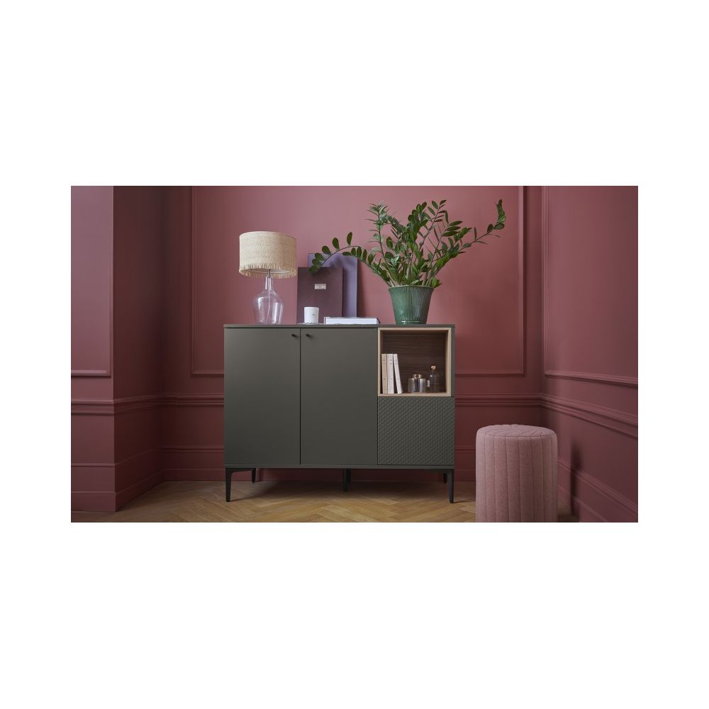 Buffet L120 cm Pieds Droits PIGMENT