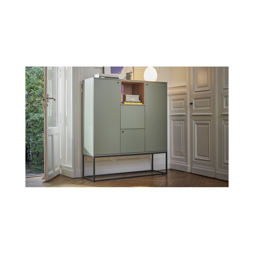 Vaisselier L120 cm Pieds Cadre PIGMENT