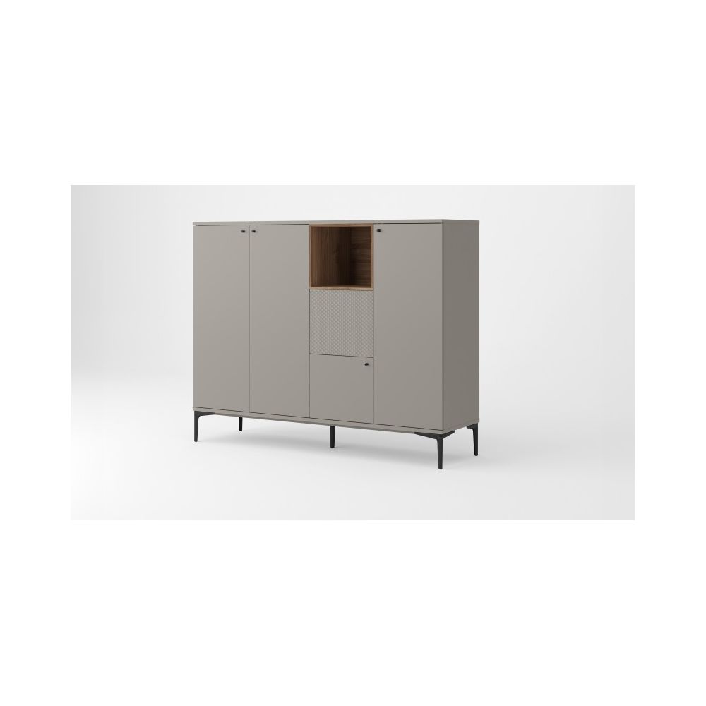 Vaisselier L160 cm Pieds Droits PIGMENT