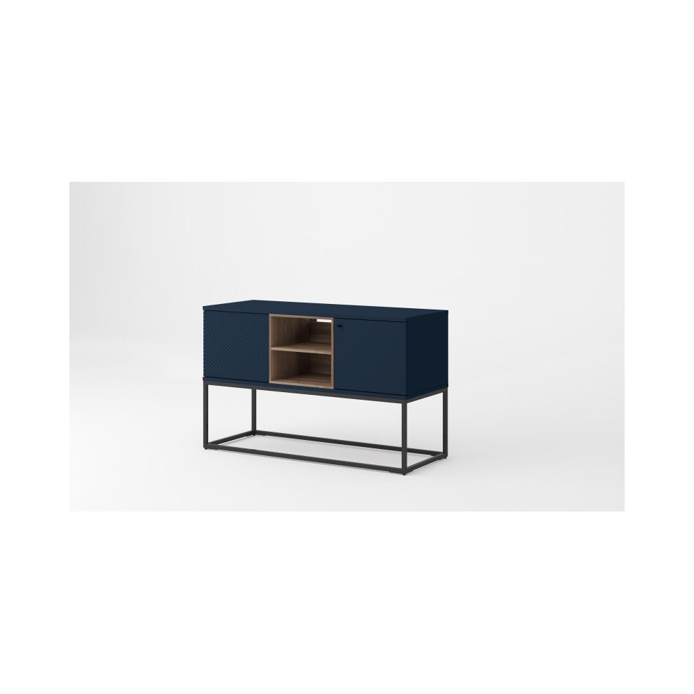 Meuble TV L120 cm Pieds Cadre PIGMENT