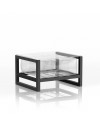 Table basse YOKO cadre noir
