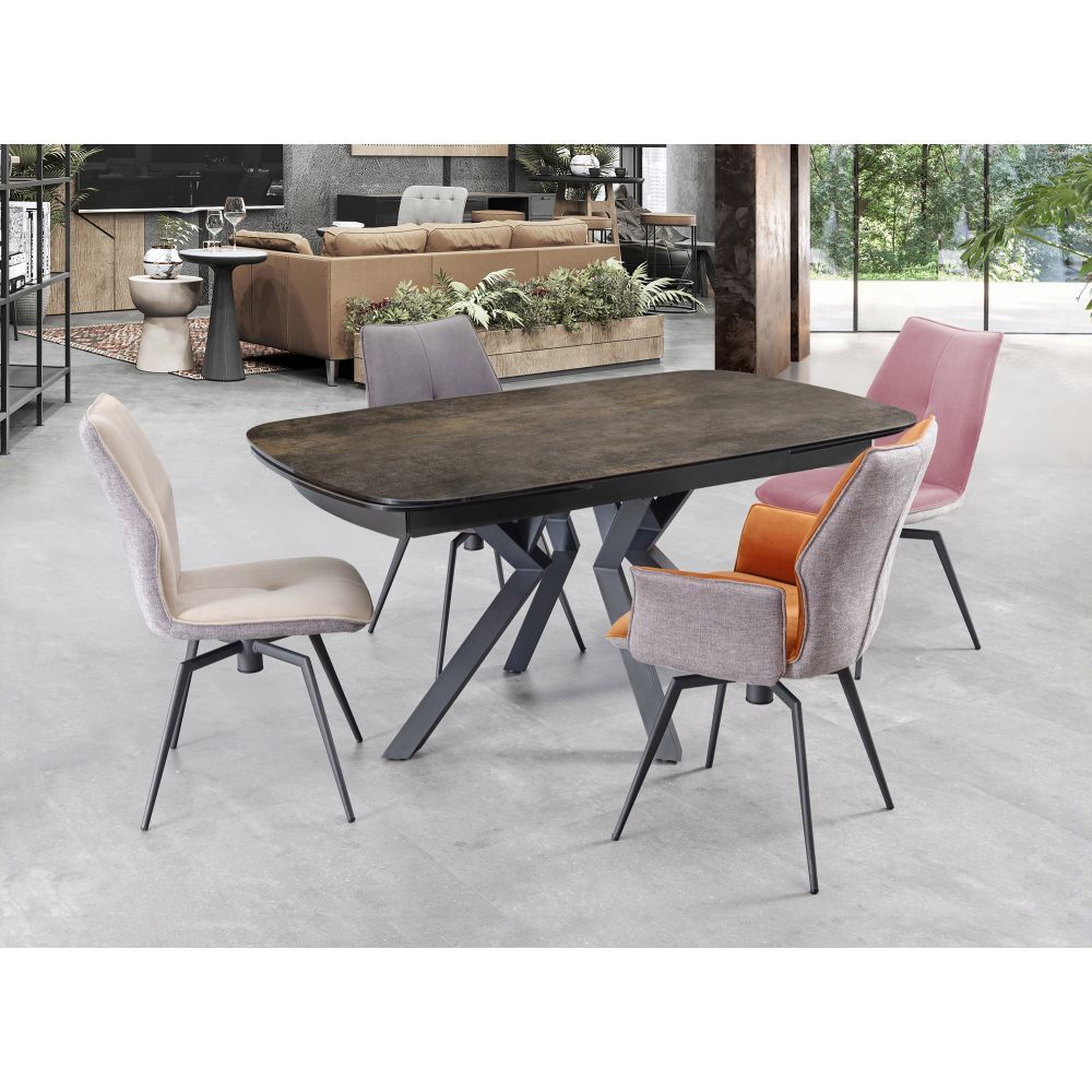 Table tonneau en 160 x 95 - Anémone