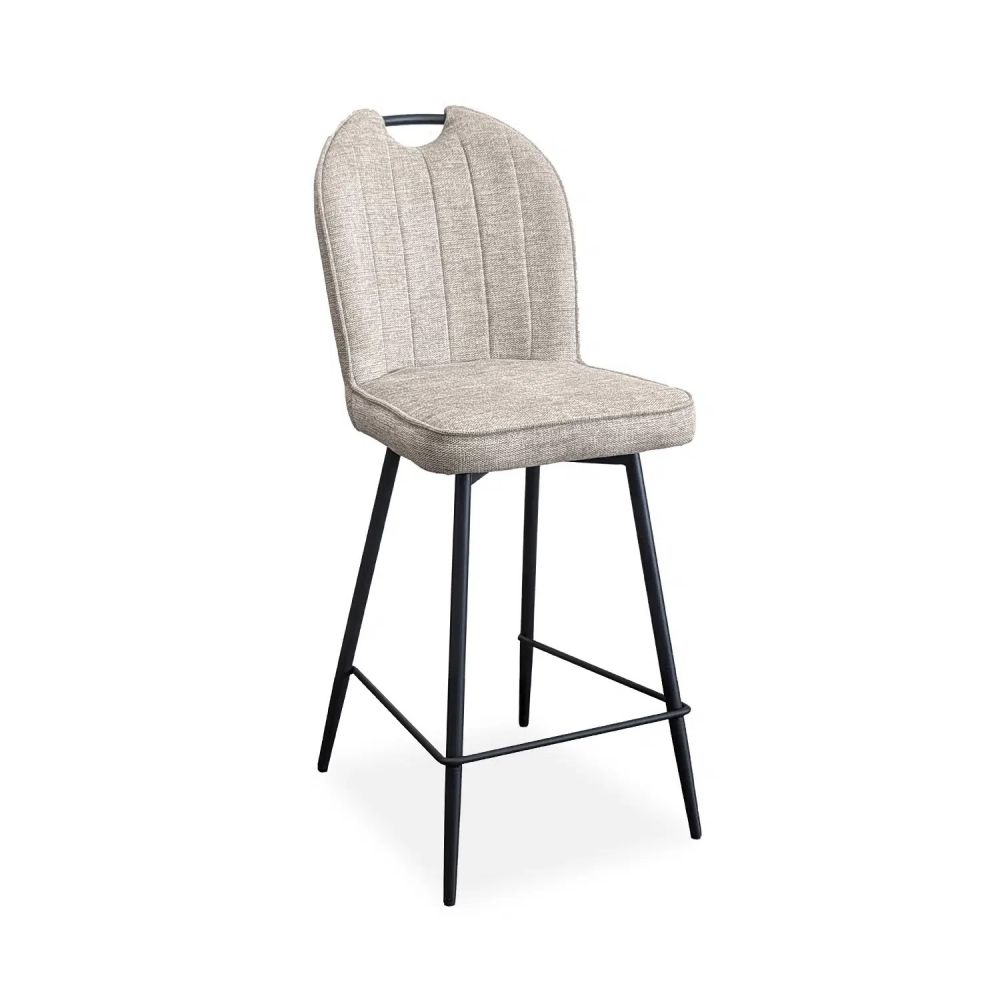 Lot de 4 Chaises Tissu hautes "Salomé