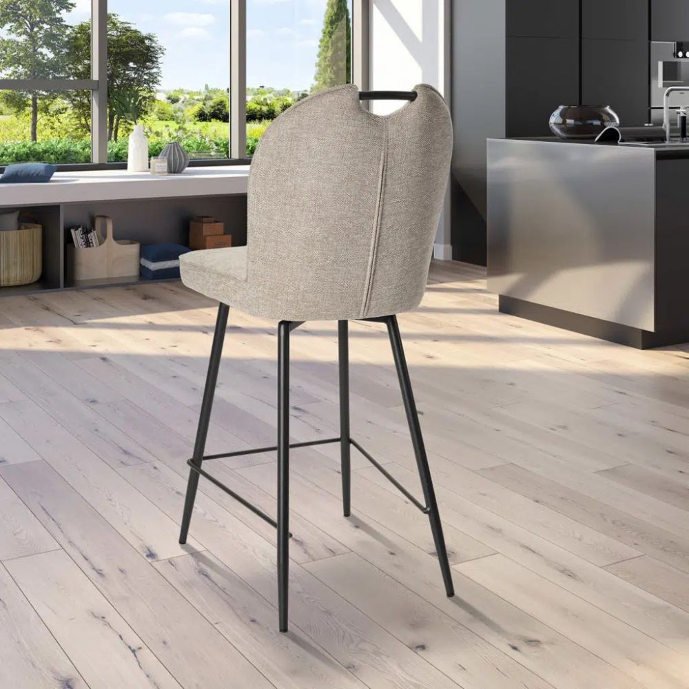 Lot de 4 Chaises Tissu hautes "Salomé