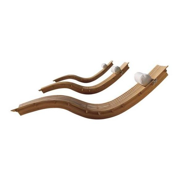 Chaise-longue empilable en teck SWING UNOPIU