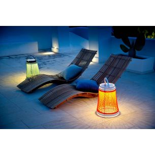 Chaise- longue empilable Swing en teck - UNOPIU - braye.eu/shop