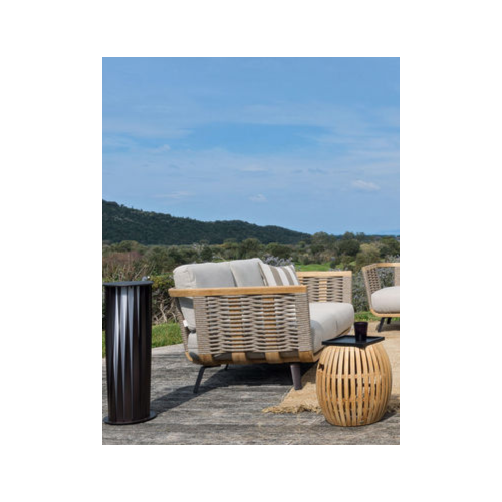 Tabouret extérieur en teck SWING UNOPIU