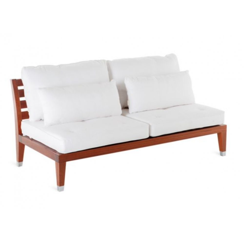 Canapé 2 places acajou C'EST LA VIE UNOPIU