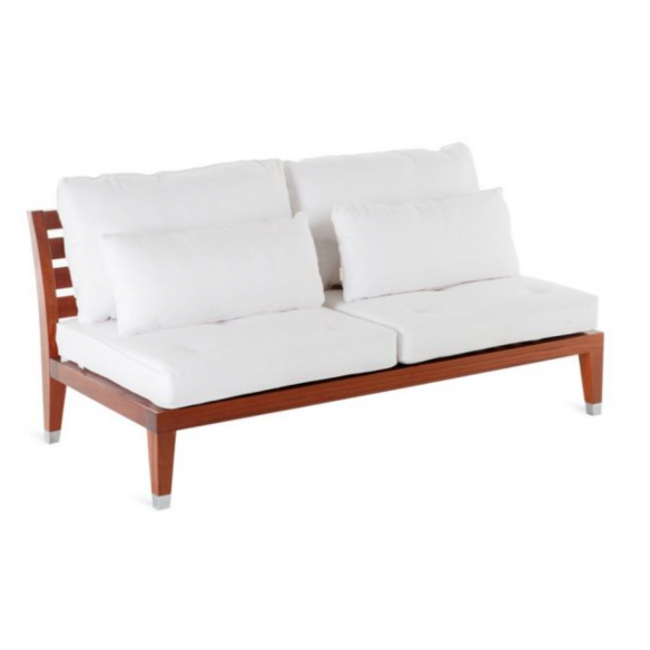 Canapé 2 places acajou C'EST LA VIE UNOPIU