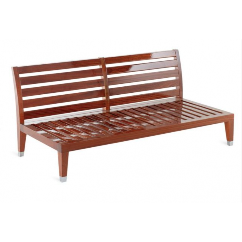 Canapé 2 places acajou C'EST LA VIE UNOPIU