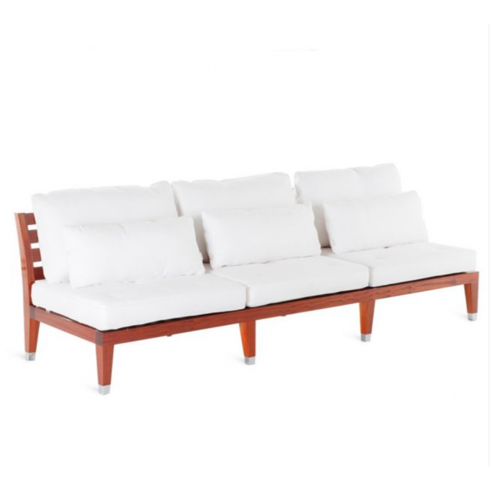 Canapé 3 places acajou C'EST LA VIE UNOPIU