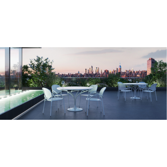 Chaise structure en aluminium LES ARCS UNOPIU