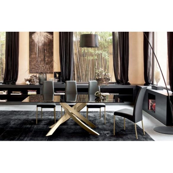 Table Artistico plateau verre BONTEMPI CASA