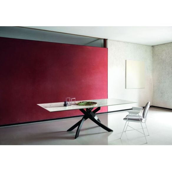 Table Artistico plateau marbre BONTEMPI CASA