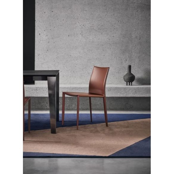 Chaise Linda dossier bas BONTEMPI CASA
